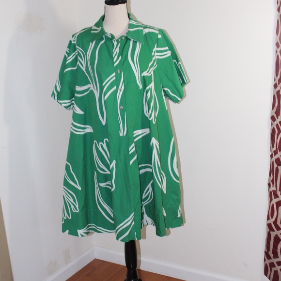 Anthropologie, The Pollie Short-Sleeve Swing Tunic Mini Dress - Picture 6 of 13